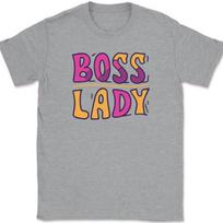 Marškinėliai „Boss Lady“ Juokingi „The Office“ Humoras Dovana Juokas Naujoviški Tekstiniai Grafiniai Marškinėliai XXXL