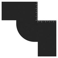 Easy to Clean Enhancement Card for Barbers Reusable Hairline Maker  for Barber Shape S Shape