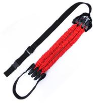 Durable Black Red Gym Home Yoga Use Fitness Power Training Bodybuilding Pull up Assist Bands Latex Muscle Resistance Rope Set 6x11mm raudona
