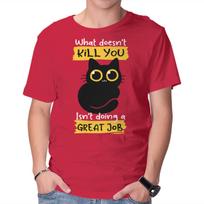 Unisex Crew Neck T-Shirt Great Job Graphic Short Sleeve Casual Tee XXXL