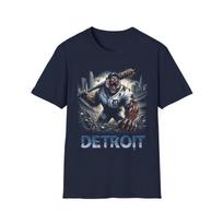 Men's and Women's T-shirts Detroit Tigers Horror Mashup T-Shirt - Scary Detroit Fan Apparel XXXXL