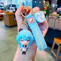 Delightful Genshin Impact Character Keychain Pvc Figure For School Bags And Gifts StyleA