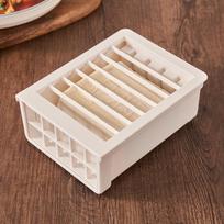 Food Grade Tofu Cutter Quick Even Cutting Non Slip Handle Diced Plastic Mold For Home Kitchen Food Prep
