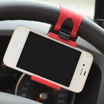 Réglable Kit voiture Type de volant en silicone Support de portable GPS Mont