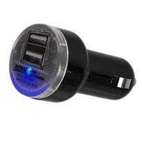 Chargeur adaptateur allume-cigare - iPad - 5V 1A & 5V 2,1A - Entrée 12-24V - Diamètre 21 mm