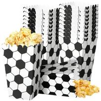 Paper Popcorns Bags,50Pack Popcorns Bags Individual Servings,Popcorns Containers Cups Bucket for Movie Night Carnival 1