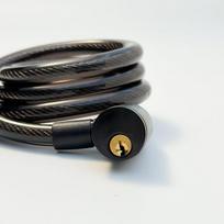 Rust Proof Hot Sale 12x1200mm PVC Coated Key Wire Cable Lock Motorcycle E Scooter Bike Bicycle Accessories Bicycle Lock Cable Lock juoda