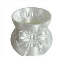 3D Printed Storage Tube Silk Drawstring Vase, Pen Holder, Makeup Brush Mini Vase Satin Texture Container And Organizer for Jewelry Small Items,