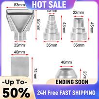 5pcs Heat Gun Nozzles 35mm Diameter Fast Heating Heat Blower Nozzles Stainless Steel for Rework Soldering Station Hot Blower China Mainland