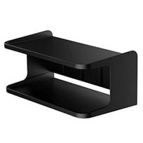 A25F-2-Shelf Bedside Shelf Organizer, Modern/Contemporary Style, Wall Mount, Double Tray Holder juoda