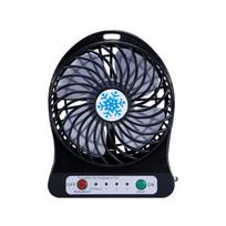 Portable Rechargeable Mini Fan Air Cooler Mini Desk Fan USB Cooling Rechargeable Handheld Fans Black