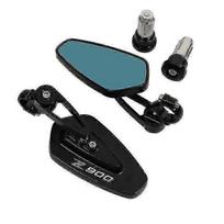 For Kawasaki Z900 Z 900 Motorcycle Rear View Black Handle Bar End Side Rearview Mirrors juoda