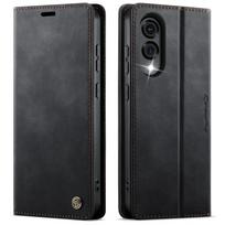 Flip Leather Wallet Card Phone Case for Samsung Galaxy S26 Ultra S25 Edge S24 FE S23 S22 S21 Plus A57 A37 A27 A17 Magnetic Cover Galaxy S25 Edge juoda