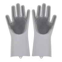 Magic Silicone Rubber Dishwashing Cleaning Gloves Household Scrubber Efficient Kitchen Cleaning Tools for Easy Cleaning pilka