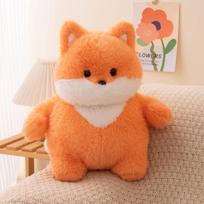 15/36cm Kawaii Fat Animal Plush Toy Cute Fox Panda Qizai Fubao Plush Doll Pendant Keychain Decoration Bedroom Birthday Gifts about 15cm