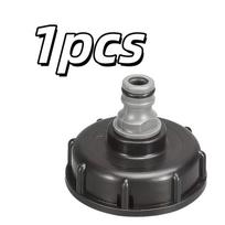 2pcs IBC Tote Bucket Quick-Connect Plug Kit – Leak-Proof Dome Cap & Threaded Nipple, for Liquid Transfer