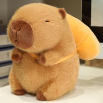 New Toast Croissant Capybara Plush Doll Fluffty Toy Stuffed Animal Capybara Bread Room Decor Birthday Gift 11cm