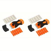 Multifunctional cleaning scraper glue removal, car window tinting, kitchen dirt removal. Complete accessories, wide uses.