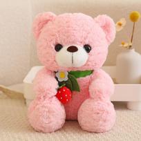 25cm Kawaii Small Teddy Bear Plush Toy Soft Stuffed Animal Plush Bear Toys Birthday Gift for Girls Kids Girls Boys  Home Decor 25cm rožinė