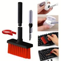5 In 1 Keyboard Cleaning Brush Kit Keycap Puller Earbuds Cleaner For Airpods Pro 1 2 3 Bluetooth Earphones Case Cleaning Tools juoda