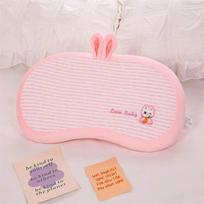 Class A Memory Foam Soft Pea Dormitory Pillow - Children's Cat Belly Moon Pillow for Neck and Spine Support Cover 50 cm