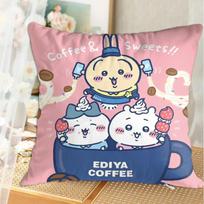 Kawaii C-Chiikawa Christmas Home Decoration Living Room Cushions For Decorative Sofa Cushion Cover 50X50 Ornamental Pillowcase Peach skin 18*18(CM)-1Pcs