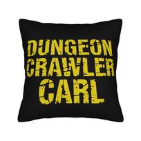 Dungeon Crawler Carl Princess Donut & Mongo Square Pillow Case Cushion Covers Decor Pillowcase For Bed Peach skin 18*18(CM)-1Pcs