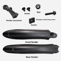 Bicycle Mudguard Mountain Road Bike Mud Guard Quick-release Extension Mud Removal Water-proof Plate Single Bike Riding juoda