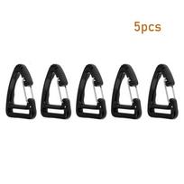 Įrankiai Kuprinės Priedai Kabliukai Spyruokliniai Quickdraws Klipas Trikampis Karabinas Raktų pakabukas Diržo sagtys 5pcs