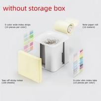 5-in-1 Sticky Note Dispenser Plastic Page Marker Case Desk Organizer Sticky Note Holder  Home