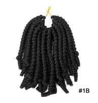 6 Inch Bomb Passion Twists Crochet Synthetic Braiding Hair Extension Bob Spring Short Twist Styles Hair (as the picture,6 INCHES(15.24cm))
