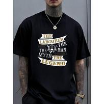 European sizes Humorous Graphic TShirt for Male Laborers Comfortable Fit Crew Neck Design Super Soft And Breathable MoistureWicking Essential S juoda