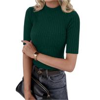 Women's Fashionable Casual -colored Blouse L armijos žalia spalva
