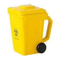 Eye Catching Trash Can Shape Ceramic Mugs 400ml Garbage Can Shape Mugs Perfect For Daily Use And Unique Gifting geltona