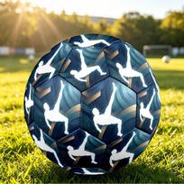 Cristiano Ronaldo Printed Size 5 Soccer Ball Wear Resistant Standard Adult Training Football Fan Gift for Indoor Outdoor Match Sports Size 5