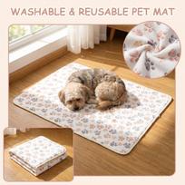 Reusable Pet Pee Pad - Quick-Dry Machine for Dogs and Cats S smėlis