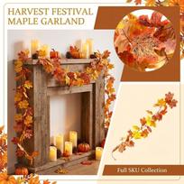 Faux Fall Maple Leaf for Decor One Size