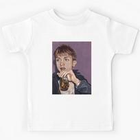 Digital Painting By Damon Albarn Kids T-Shirt 100