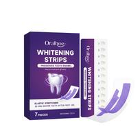 ORALHOE Purple Teeth Whitening Strips - Gentle, Brightening, and Freshening Strips with Color Chart