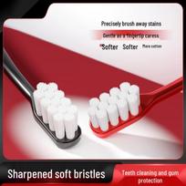 Premium Soft Bristle Toothbrush for Sensitive Gums - Unisex Household Use juoda