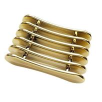 Nail Pen Holder Brush Electroplating Space-saving Sturdy Structure Durable 5-compartment Nail Holder auksinė