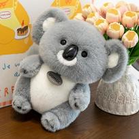 Koalos pliušinis žaislas Koalos lokio lėlė Vaikų raminanti miego lėlė 23CM pilka