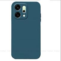 For OPPO Reno 14 Case Cover Reno 14 Capas Liquid Silicone Phone Bumper Shockproof TPU Soft Fundas OPPO Reno 14 Reno14 Oppo Reno14 mėlyna