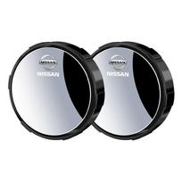 2Pcs Adjustable 360 Degree Car Blind Spot Rear View Mirror Angle For Nissan Nismo Almera Tiida Juke Teana Qashqai 350Z 370Z GTR Nissan juoda