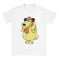 Muttley Wacky Races Vyriški marškinėliai Animacinis Juokingi Medvilniniai T-shirtai Apvalia Kaklo Iškirpte Trumpomis Rankovėmis Laisvalaikio Vyriški Moteriški Drabužiai#Spalva(1) S juoda
