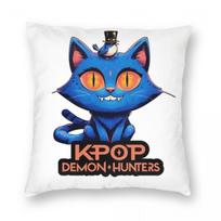 Boy Kpop Demon Hunters Jinu Pillowcase Printing Polyester Cushion Cover Decorative Saja boys Pillow Case Cover Home Square 40X40 12x12Inch