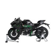 Purškiamas 1/9 Kawasaki H2R H2 Ninja Lydinio Metalo Liejimo Motociklo Modelis Ideali Berniukų Vaikų Žaislas Gimtadienio Dovana Namų Madingas Ornamentas juoda