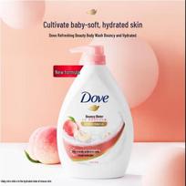 Dove Elastic & Hydrating Body Wash with Peach White Tea Scent, 480g