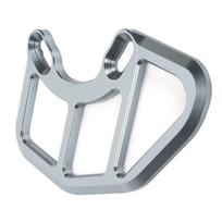 ISCG05 ISCG03 Bicycle Chain Guide Stabilizer Aluminium Alloy Bike Bash Guard for 26T‑36T Chainrings Titanium pilka spalva
