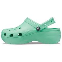 Crocs Classic Platform Clog 6cm Women's Green 34-35